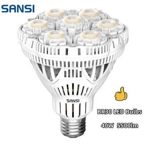 SANSI 5500lm LED Light Bulb 40W(350W Equivalent) 5000K Daylight Garage Lighting - Picture 1 of 11