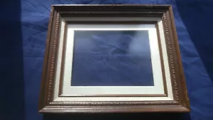 Custom 3D Wood Wall Hanging Frame w/matting 11”x13” Photo 7.5”x9.5”w/out matting - Picture 1 of 11