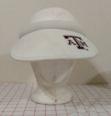 De Colección Texas Aggie Visera de Sol Golf Sombrero aTm A&M Softbol Béisbol Ajustable El Juego Foto 1 de 4