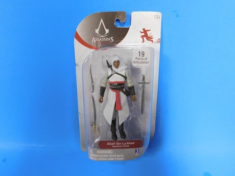 Altair Ibn-La'Ahad Assassins Creed 4.5" Figure 19 Pts of Articulation Jazwares S Cover