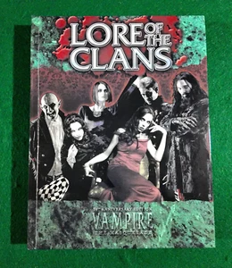 HARDCOVER COLOR V20 Lore of the Clans Vampire 20th Anniversary - Imagen 1 de 9