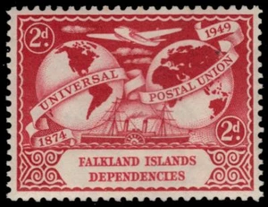 FALKLANDS 1L15 (SG G22) - Universal Postal Union 75th Anniversary (pb15169) - Picture 1 of 1