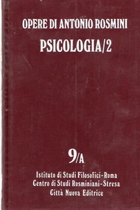 OPERE DI ANTONIO ROSMINI VOL.9/A PSICOLOGIA/2 1988 (YA160) - Picture 1 of 1