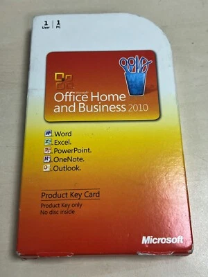 Microsoft Office 2010 Home and Business License Card PC Activation - Image 1 of 4