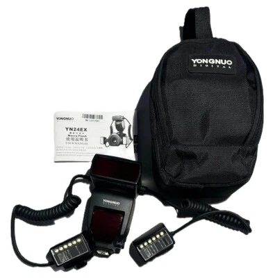Flash macro YONGNUO YN24EX TTL para Canon | Usado, excelente estado Foto 1 de 3