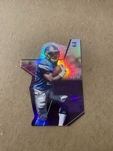 2015 Rookies & Stars RC Rookie Die Cut Purple #d/49 Ameer Abdullah Detroit Lions