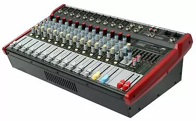E-Lektron ST-122P Live Power Mixer 12 Channel Stereo MP3/AUX/BT Mixer Power Amplifier - Image 1 of 4