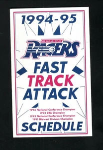 Programma tascabile Omaha Racers 1994-95 American Airlines CBA - Foto 1 di 2