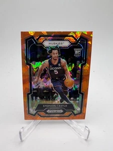2024 Panini Prizm Draft Picks - Stephon Castle #17 Orange Ice Prizm (RC) - Bild 1 von 2