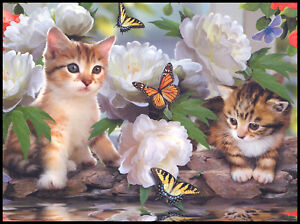 Greeting Card - Cat Kitten - Howard Robinson - Leanin' Tree Thank You 0326