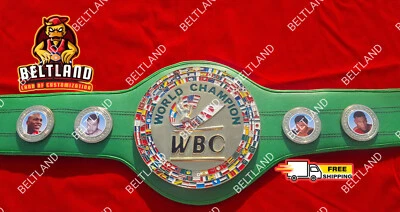 WBC World Boxing Champion Ship Belt Adult Size Premium Replica in Zinc 8MM - Image 1 of 4