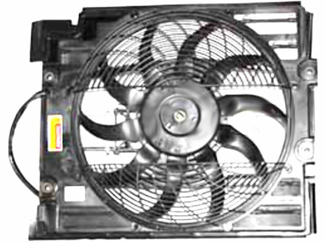 Conjunto de ventilador condensador aire acondicionado BMW 525i 2001-2003 TYC 45552HB 2002 Foto 1 de 2