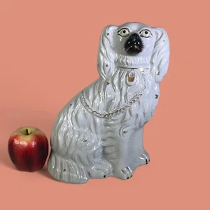 Large 19th Century English Staffordshire Spaniel Dog - Picture 1 of 7