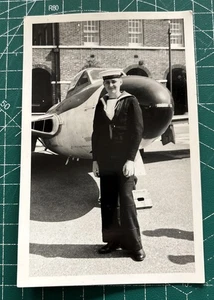 Original Photograph Of A Royal Navy Sailor From HMS St Vincent Ref#F - Picture 1 of 3