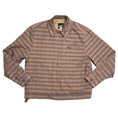 Chaqueta De Colección O’Neill Para Hombres L Cuadros Cremallera Completa Sudadera con Capucha Skate Surf Y2K Foto 1 de 4