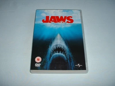 JAWS UK DVD (1975 MOVIE/FILM/CLASSIC/STEVEN SPIELBERG/RICHARD DREYFUSS/SHARKS) - Image 1 of 2