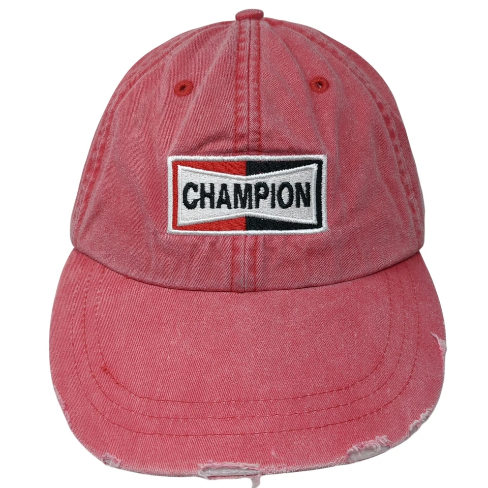 Sombrero Champion Slideback Rojo Talla Única Bordado Correa de Cuero Adams Foto 1 de 4