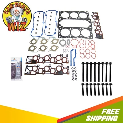 Комплект головок блока цилиндров двигателя с комплектом болтов головки подходит для Ford Windstar 1997 3,8 л 12 В OHV - Изображение 1 из 4