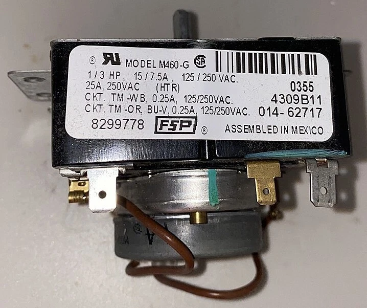 Whirlpool Dryer Timer oem ⭐TESTED⭐Warranty⭐ 8299778 / WP8299778 ⭐⭐Free Ship⭐⭐ - Image 1 of 1