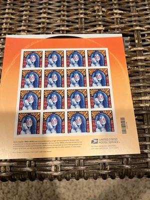 Sheet Of 16 Janis Joplin. Forever Stamps - Image 1 of 3