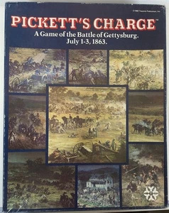 Yaquinto Pickett's Charge Battle of Gettysburg Unpunched War Game Boxed Complete - Picture 1 of 9