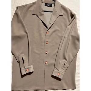 Chaqueta Camisa Bernini Beverly Hills Mujer en Taupe Talla S Informal Profesional    - Imagen 1 de 4