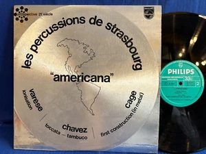 PERCUSSIONS STRASBOURG AMERICANA PHILIPS 6526017. ORIGINAL FRANCE LP NEAR MINT - Picture 1 of 2