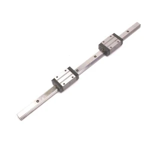 NSK LS15 (x2) Linear Ball Bearing Block Slide Carriages on 400mm Guide Rail - Picture 1 of 6