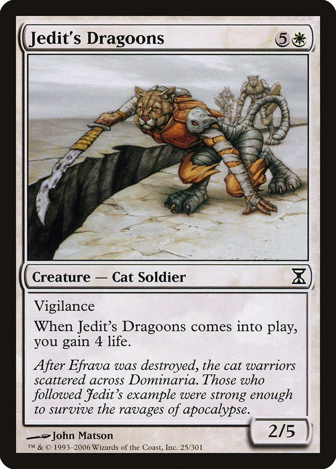 1x Jedit's Dragoons - NM (pack fresh) - Time Spiral - SPARROW MAGIC mtg - Image 1 of 1