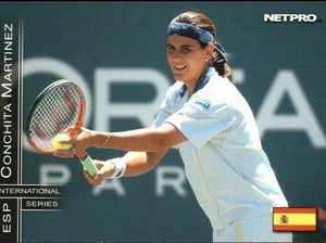 CONCHITA MARTINEZ 2003 NETPRO ROOKIE CARD #40! INTERNATIONAL SERIES ESP!