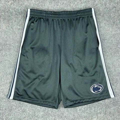 Penn State Nittany Lions Shorts Mens Large Gray Basketball Athletic Gym Pockets Cover