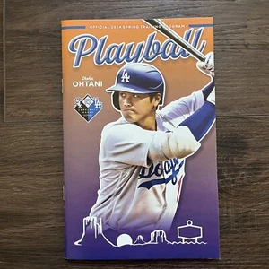 Shohei Ohtani LA Dodgers Playball Official 2024 Spring Training Program 大谷翔平 NEW - Bild 1 von 6