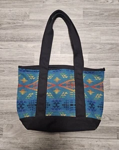 Pendleton Southwestern Tribal Aztec Navajo Print Tote Bag Purse Wool - Picture 1 of 8