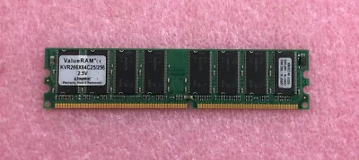 1 X 256MB KINGSTON PC-2100 DDR-266 NON-ECC MEMORY RAM KVR266X64C25/256 - Image 1 of 2