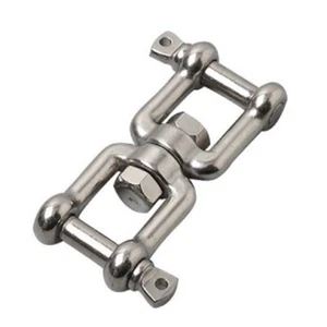 Stainless Steel Boat Anchor Chain Swivel  316 Marine Grade Jaw / Jaw -6mm - 16mm - Picture 1 of 6