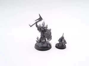 Killaboss with Stab-grot [x1] Orruk Warclans [Warhammer AoS] Assembled - Bild 1 von 2