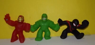 Marvel Heroes Of Goo Jit Zu 5" Killer Croc Iron Man Black Squishy Gooey Stretchy - Imagem 1 de 2