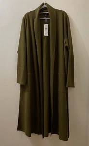 NWT $398 Eileen Fisher Serpentine Boiled Wool Jersey C/L Jacket L XL 1X - Picture 1 of 8