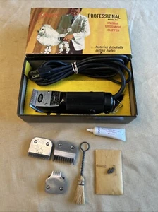 Oster Professional Animal Grooming Clipper A-5 -Vintage-With 4 Detachable Blades - Picture 1 of 22