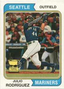 2023 Topps Heritage Julio Rodríguez #18f Seattle Mariners - Picture 1 of 2