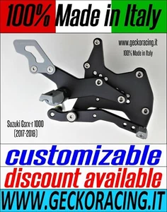 TRASERAS CLAVIJAS AJUSTABLES SUZUKI GSX-R 1000 R GSXR (2017-2020) - Imagen 1 de 11