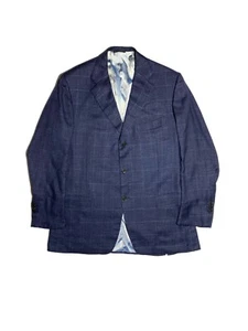 Kiton Napoli Mens blazer cashmere linen size 56 R8 made in italy - Picture 1 of 7