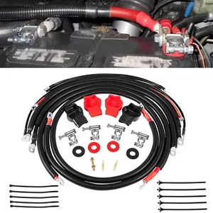 Battery Cables Kit for Dodge RAM Truck Gen 3 2003-2007 24 Valve Cummins 5.9L - Picture 1 of 13