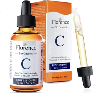 60ml. Bio Siero Vitamina C e Vit. E. Siero Viso Acido Ialuronico Antirughe, Anti - Foto 1 di 7