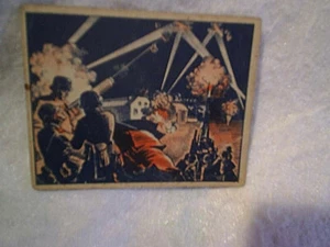 1939 WAR NEWS PICTURES-French Flyers Raid Nazi Airplane Plants #86 TRADING CARD - Picture 1 of 2