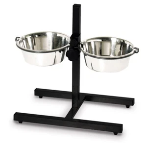 Nobby Dog Bowl Stand Adjustable Diner Bar, Various Sizes, NEW - Picture 1 of 2