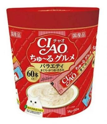 CIAO Churu Cat Treats Lick Snacks pet gourmet variety 14g × 60 From Japan - Image 1 of 4