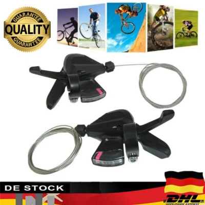 2X 3x8- fach 24Gang Schaltung Fahrrad Schalthebel Kit für Shimano Altus SL-M310 - Bild 1 von 4