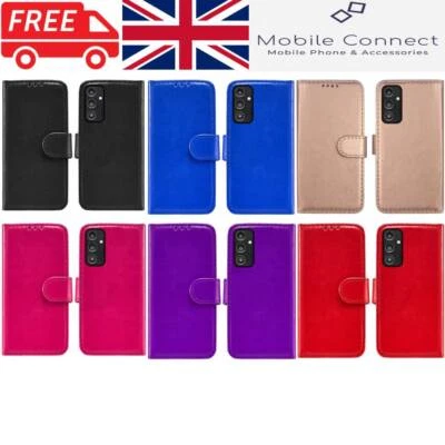 GSM MOBILE LTD Samsung Galaxy A13 4G 5G Case Leather Wallet Book Flip Folio stand Phone Cover