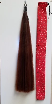 TAIL EXTENSION 1/2 Pound Dark Sorrel False Horse Tail NEW 36" by KATHY'S TAILS  - Image 1 of 4
